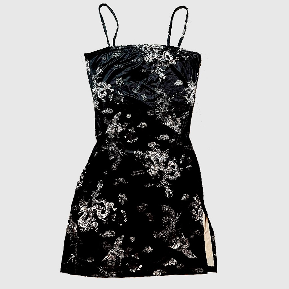 Boohoo Dragon Print Dress